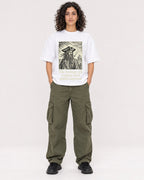 Mockup Boxy Heavyweight Tee White female full-body 27