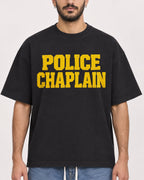 Mockup Boxy Heavyweight Tee Black male close-up 07