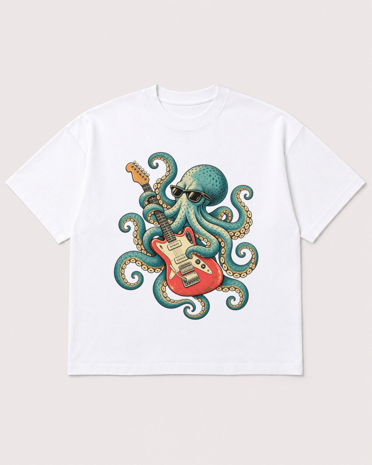 Mockup Boxy Heavyweight Tee White product