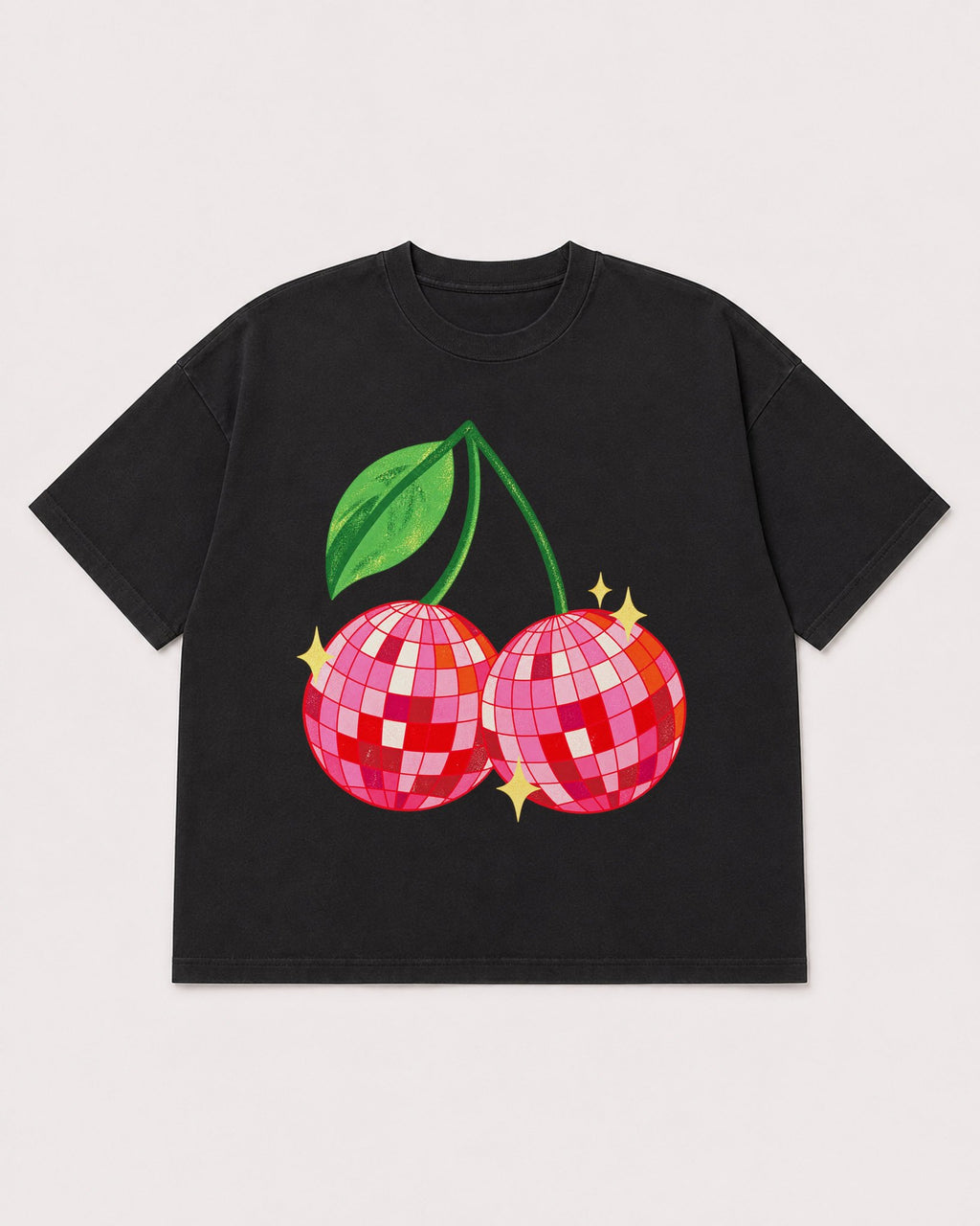 Mockup Boxy Heavyweight Tee Black product