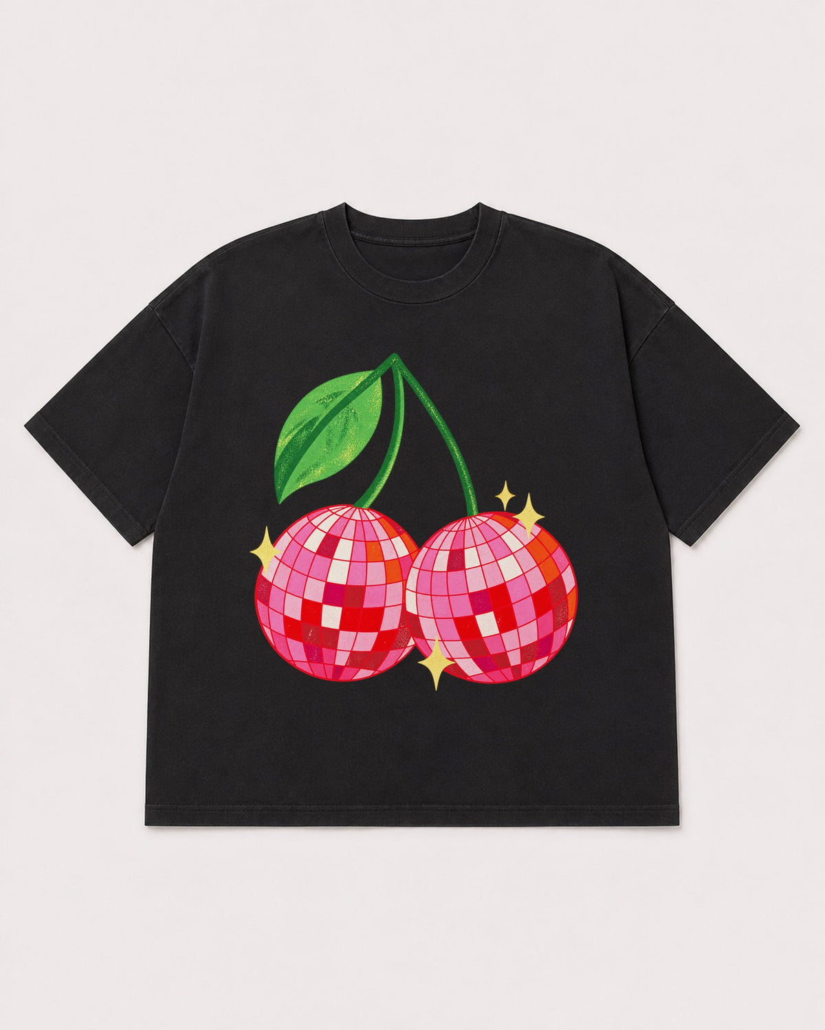 Mockup Boxy Heavyweight Tee Black product