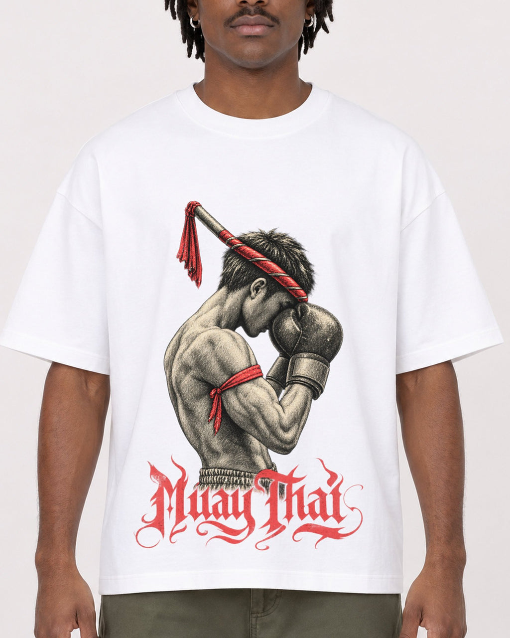 Mockup Boxy Heavyweight Tee White male close-up 04