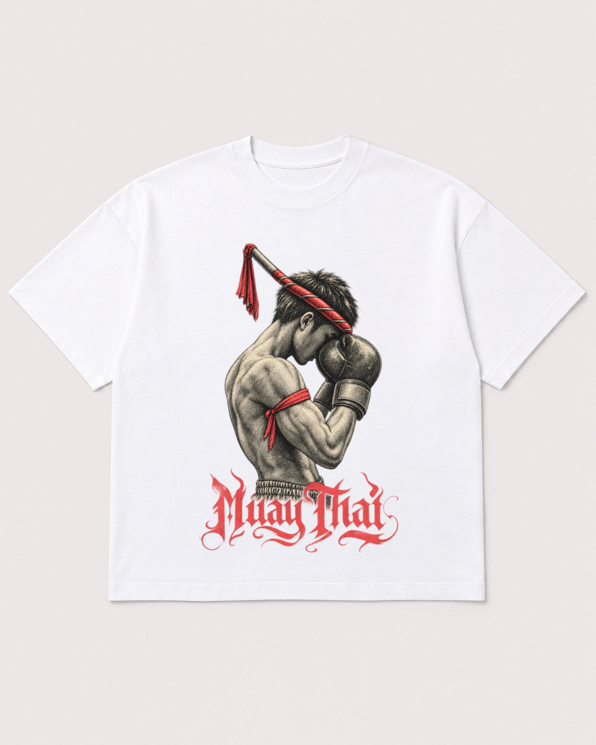 Mockup Boxy Heavyweight Tee White product