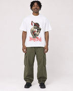 Mockup Boxy Heavyweight Tee White male full-body 04