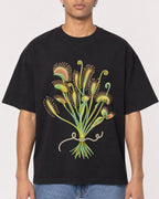 Mockup Boxy Heavyweight Tee Black male close-up 10