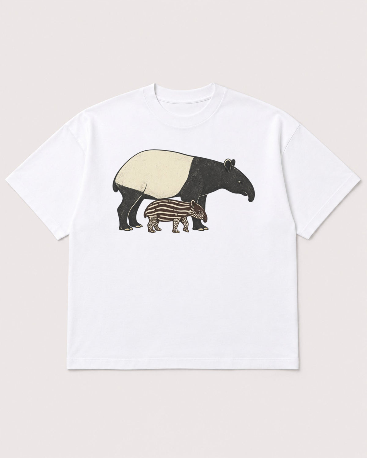 Mockup Boxy Heavyweight Tee White product
