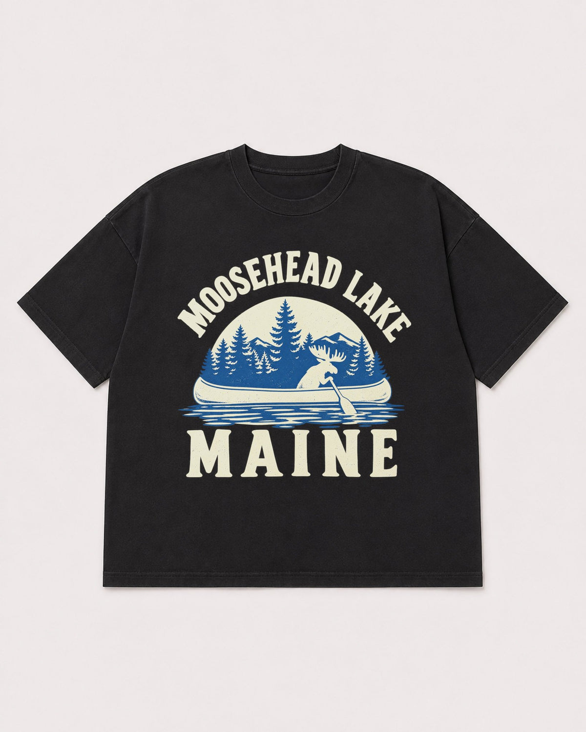 Mockup Boxy Heavyweight Tee Black product