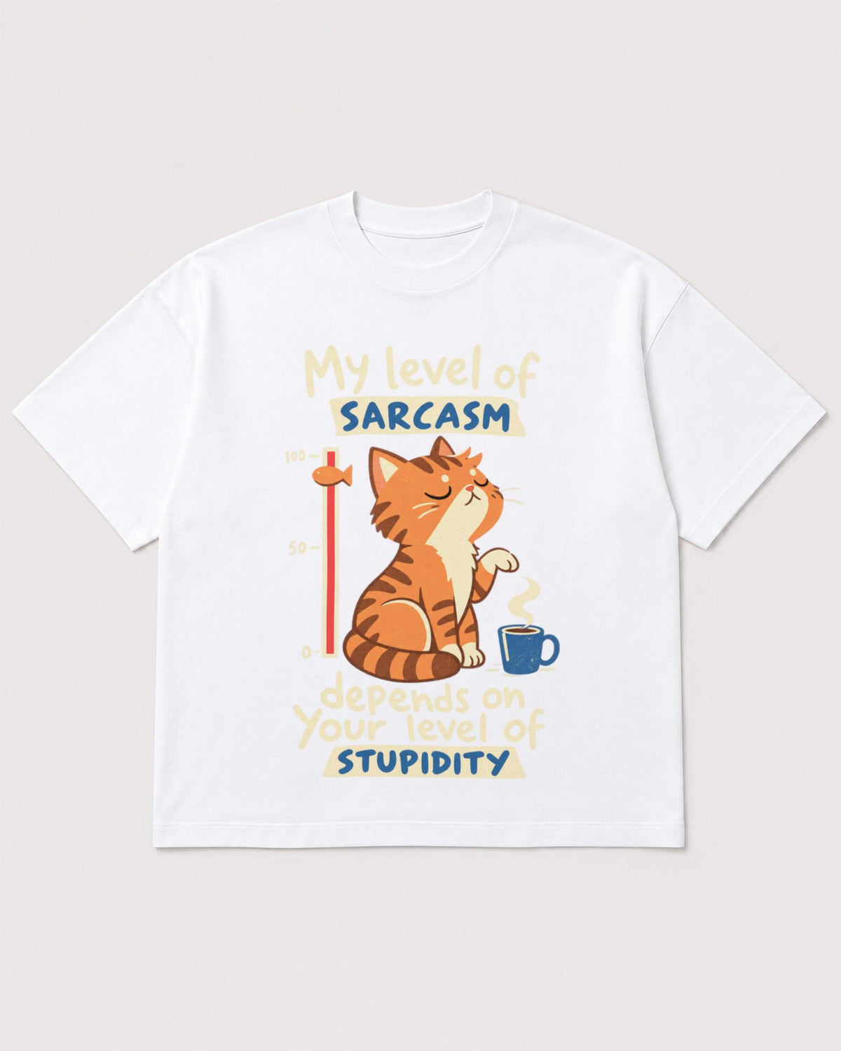 Mockup Boxy Heavyweight Tee White product