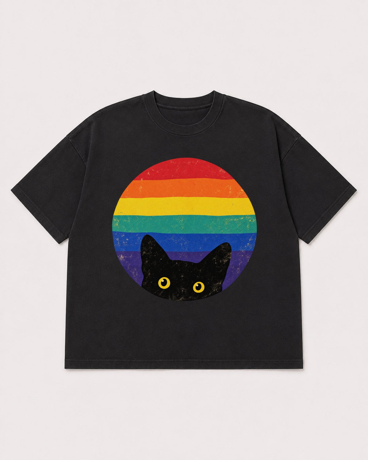 Mockup Boxy Heavyweight Tee Black product