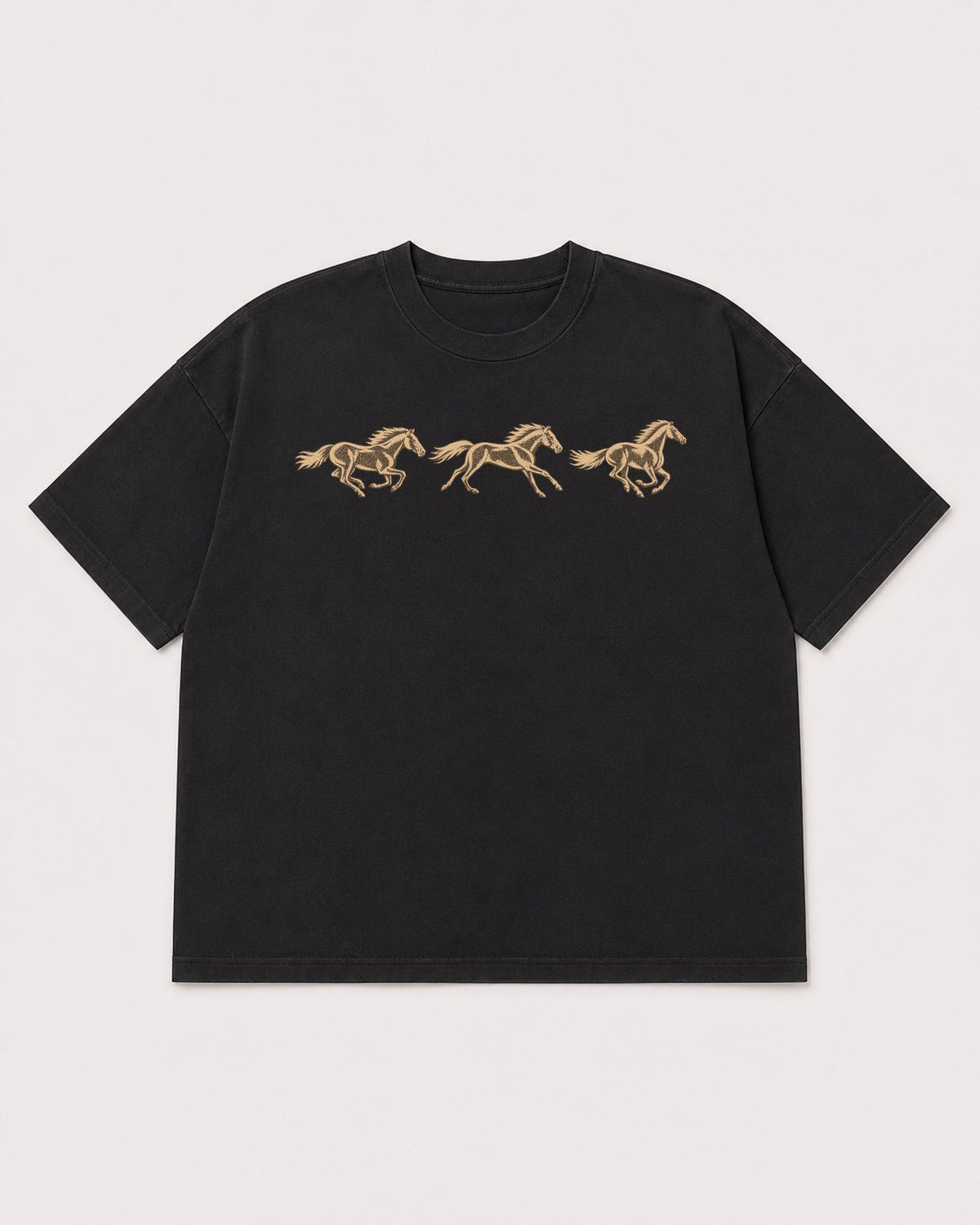 Mockup Boxy Heavyweight Tee Black product