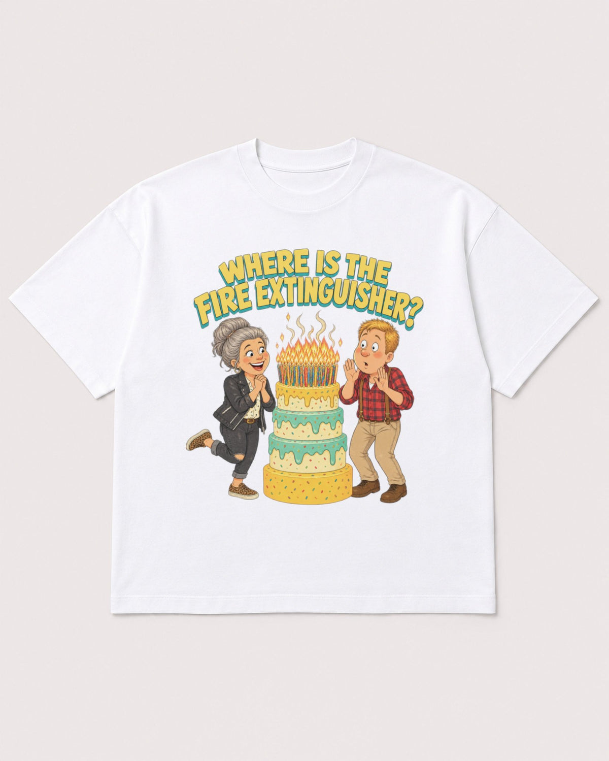 Mockup Boxy Heavyweight Tee White product