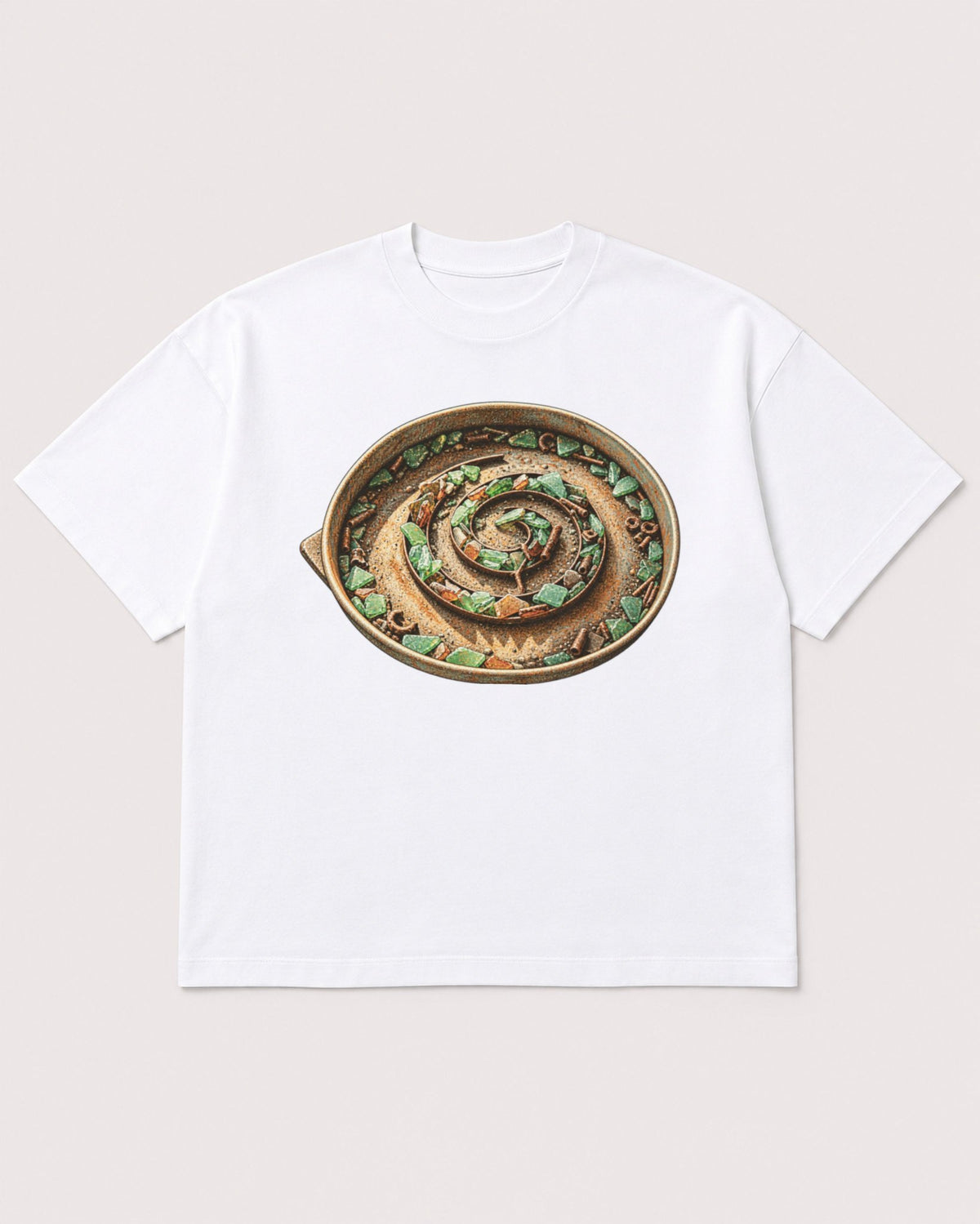 Mockup Boxy Heavyweight Tee White product