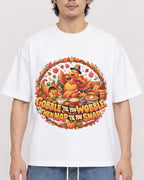 Mockup Boxy Heavyweight Tee White male close-up 03