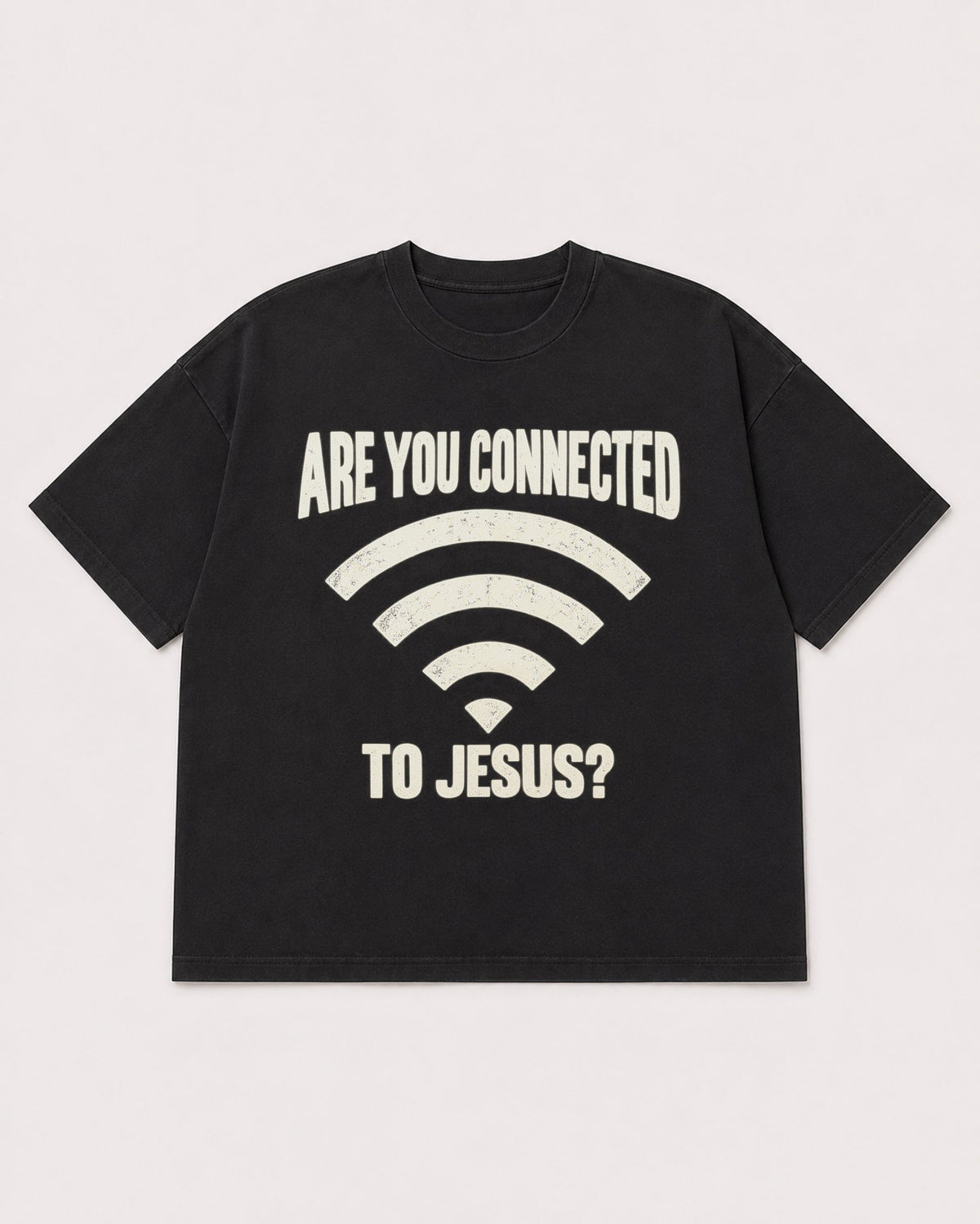 Mockup Boxy Heavyweight Tee Black product
