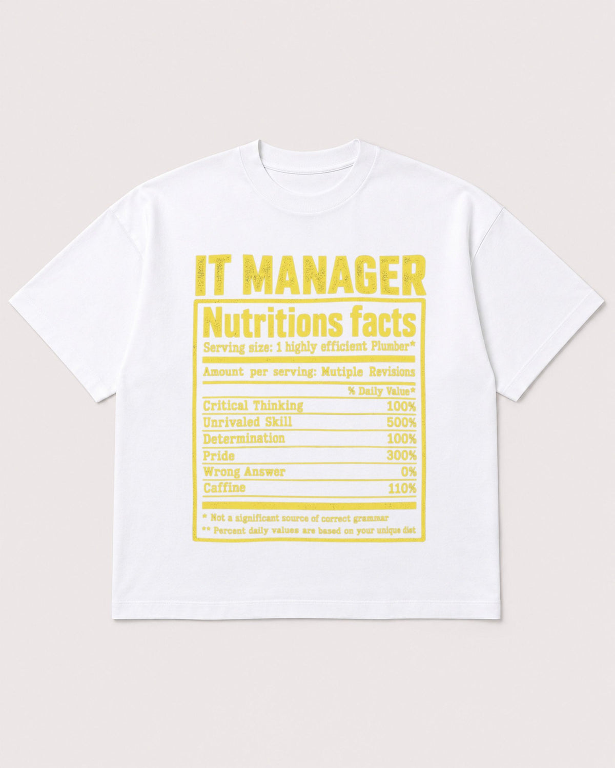 Mockup Boxy Heavyweight Tee White product