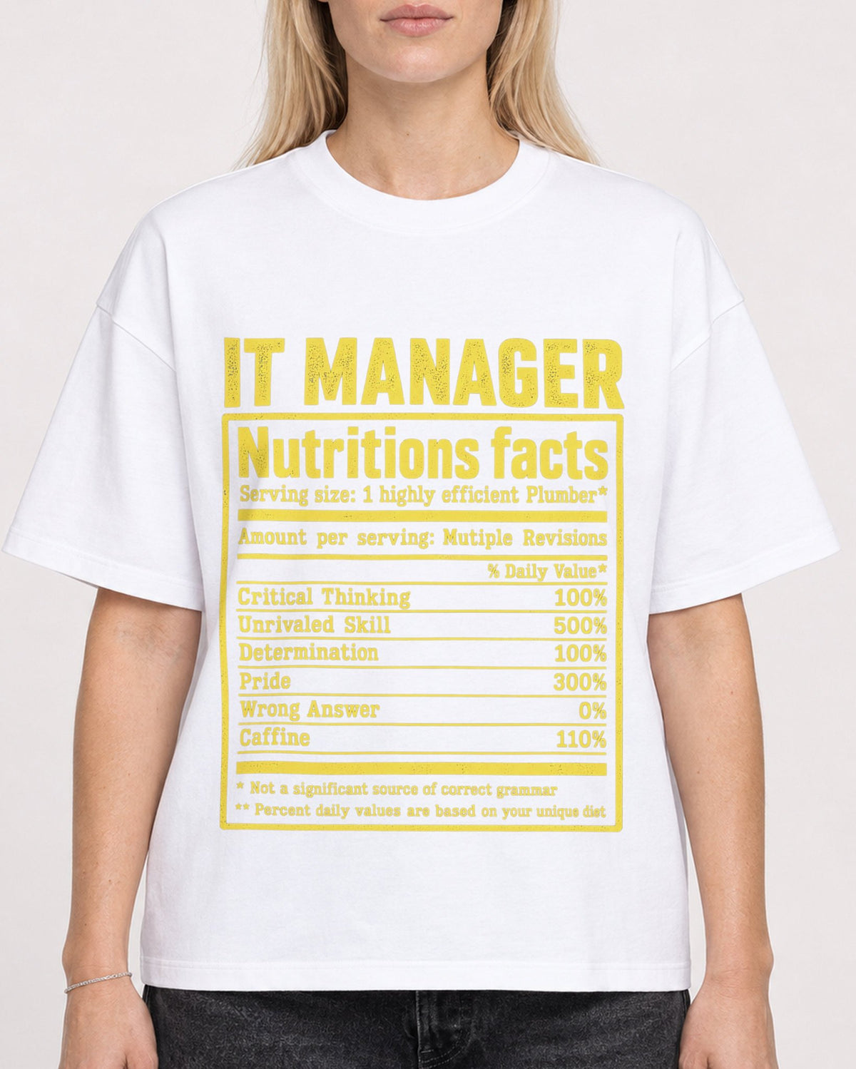 Mockup Boxy Heavyweight Tee White female close-up 08