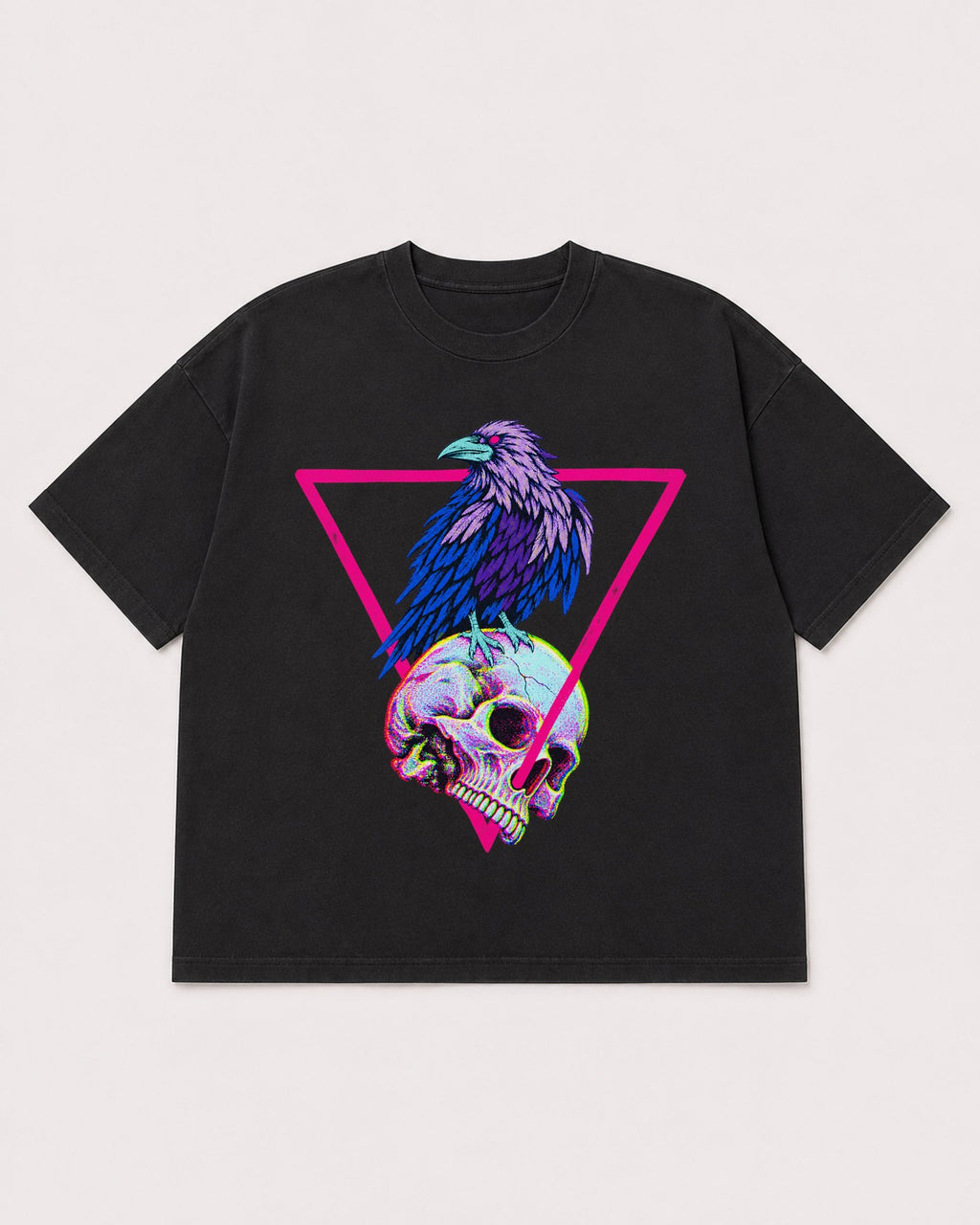 Mockup Boxy Heavyweight Tee Black product