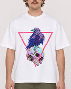 Mockup Boxy Heavyweight Tee White male close-up 09