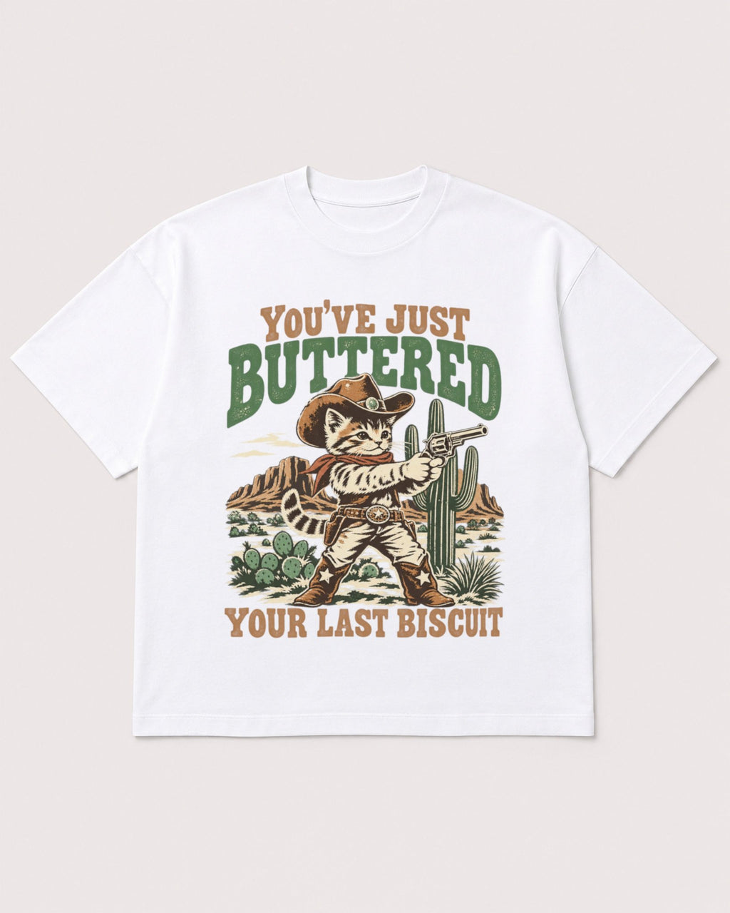 Mockup Boxy Heavyweight Tee White product