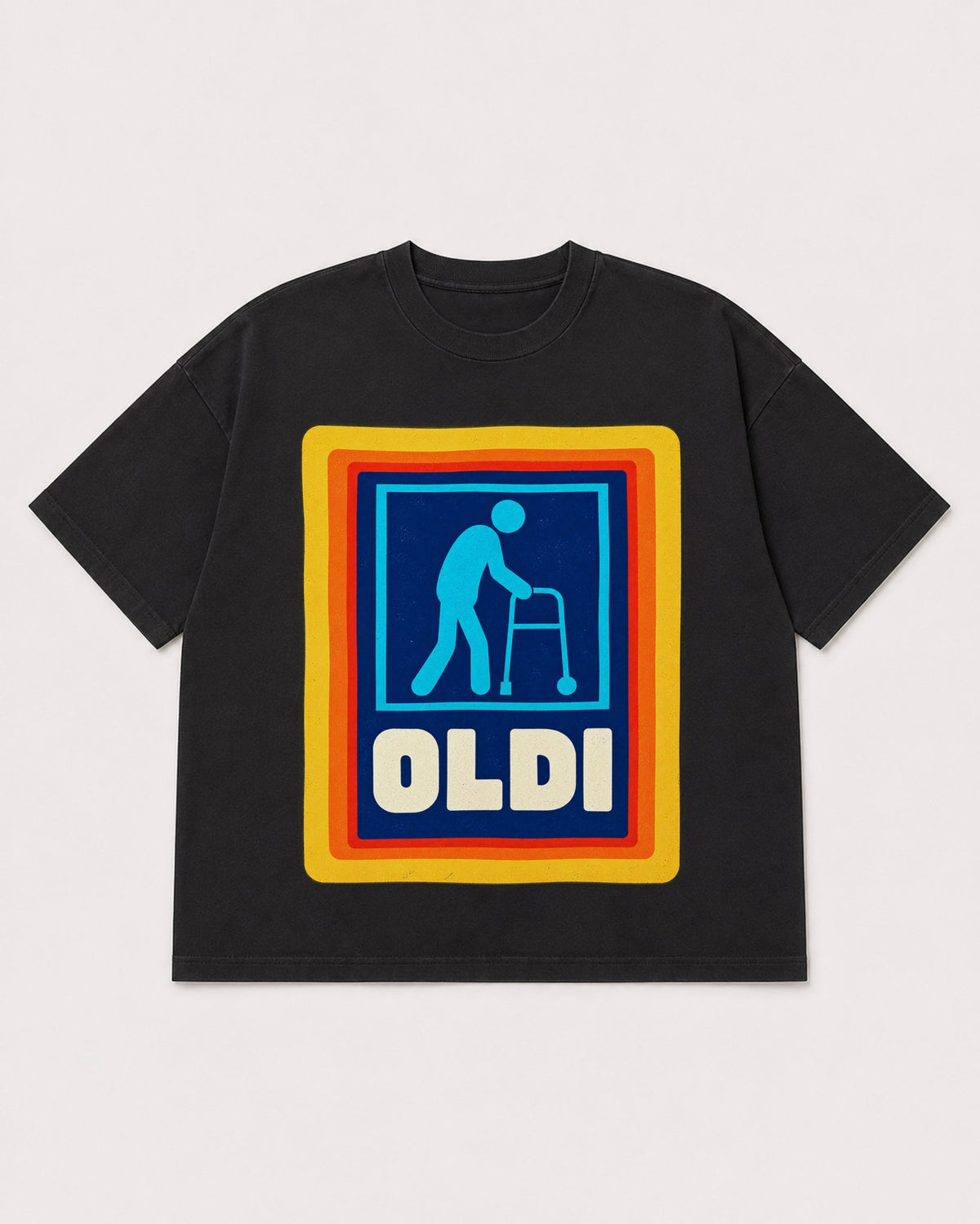 Mockup Boxy Heavyweight Tee Black product