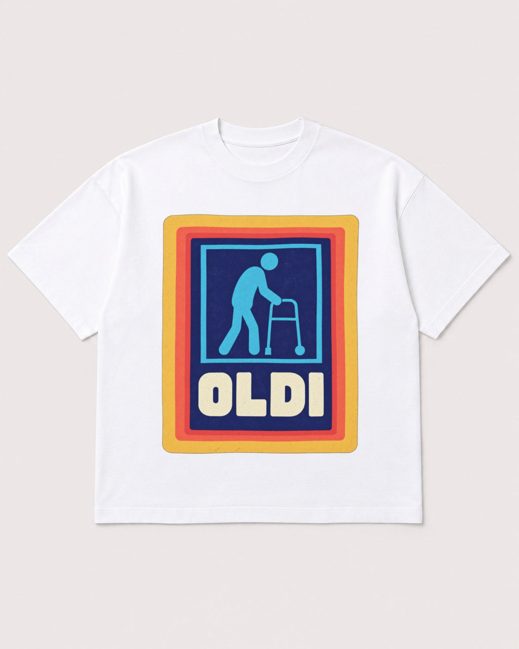 Mockup Boxy Heavyweight Tee White product