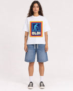 Mockup Boxy Heavyweight Tee White female full-body 06