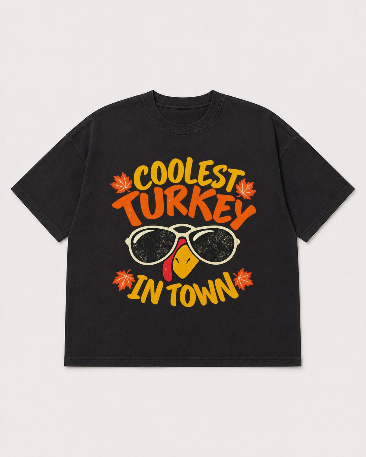 Mockup Boxy Heavyweight Tee Black product