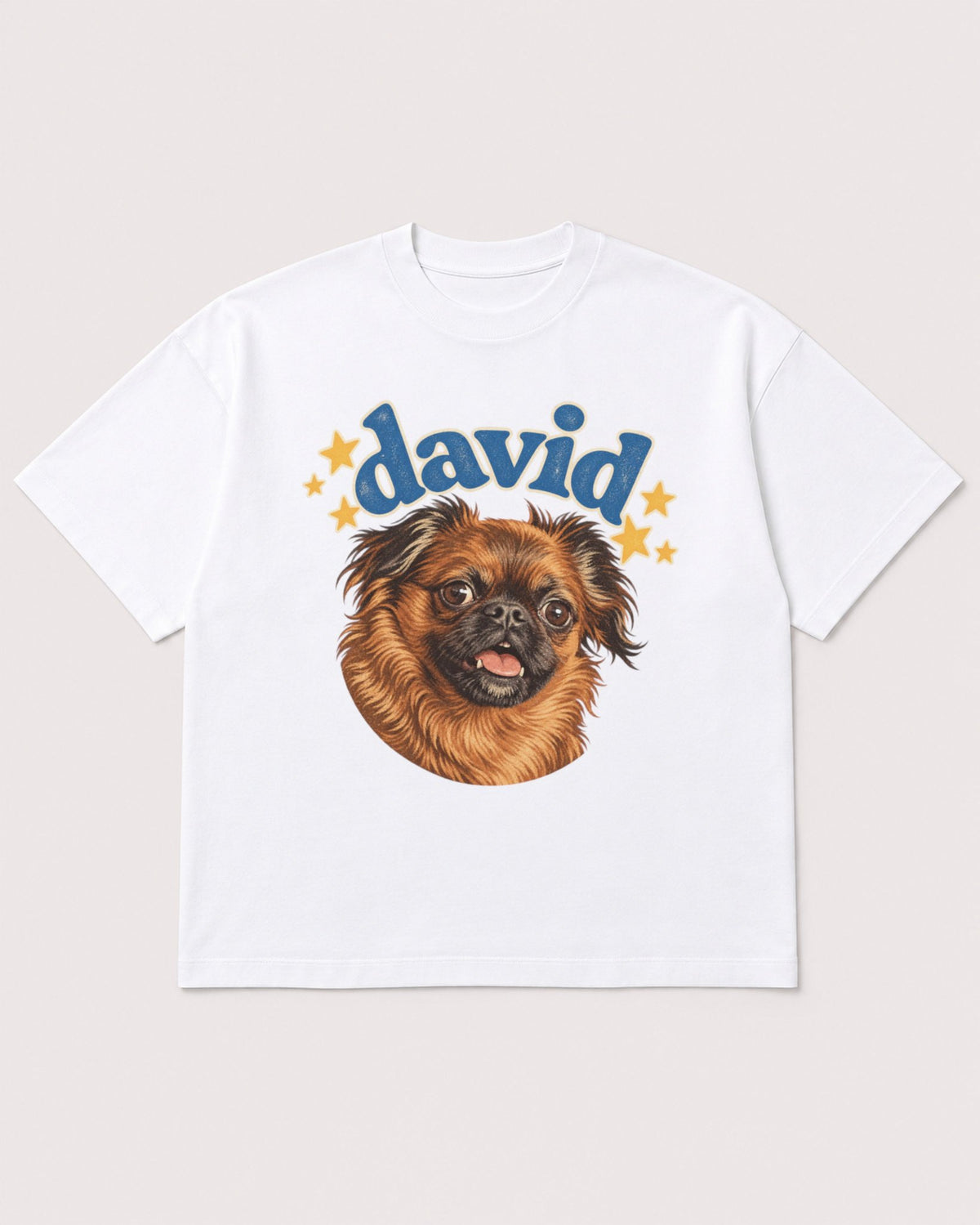 Mockup Boxy Heavyweight Tee White product