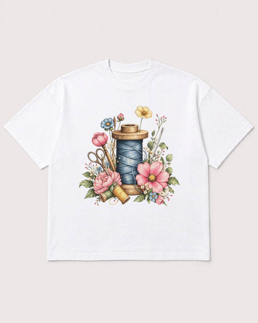 Mockup Boxy Heavyweight Tee White product
