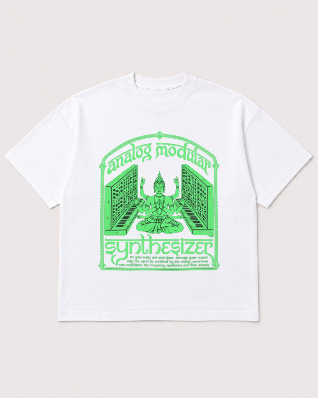 Mockup Boxy Heavyweight Tee White product