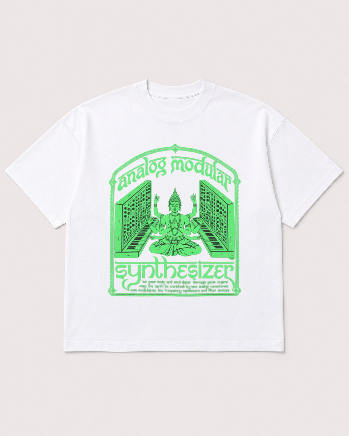 Mockup Boxy Heavyweight Tee White product