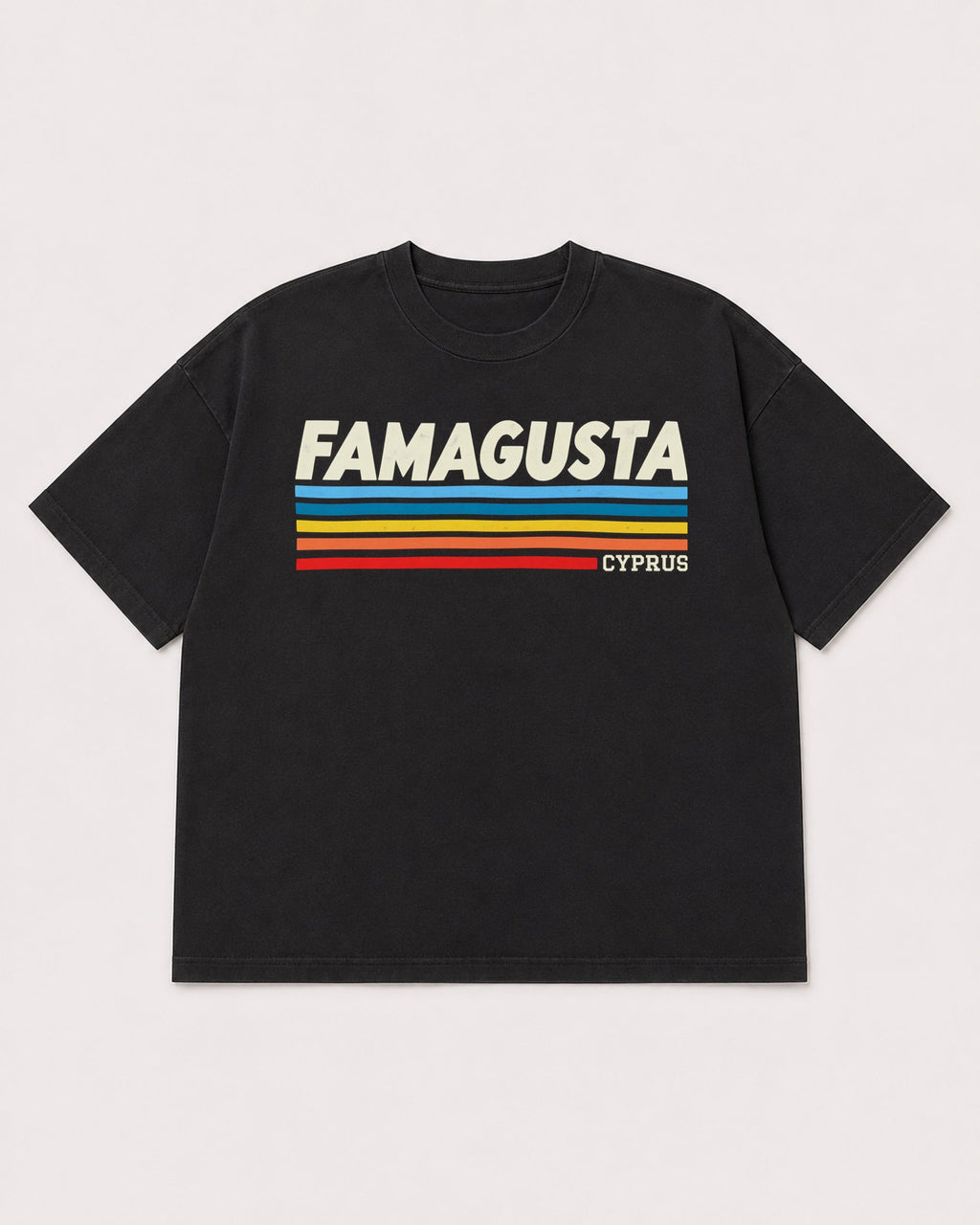 Mockup Boxy Heavyweight Tee Black product