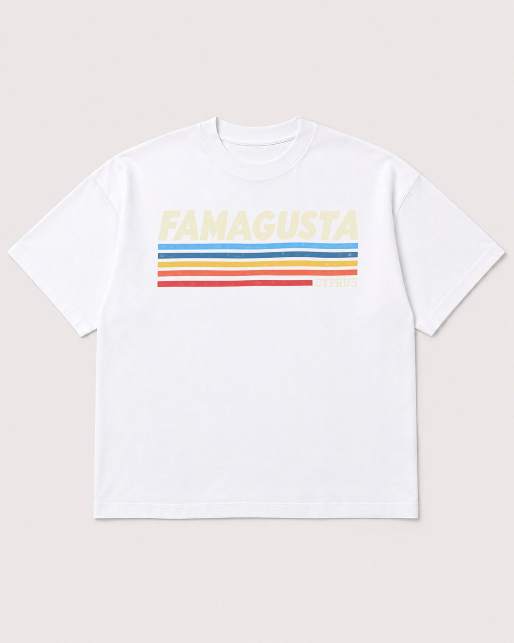 Mockup Boxy Heavyweight Tee White product