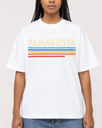 Mockup Boxy Heavyweight Tee White female close-up 45