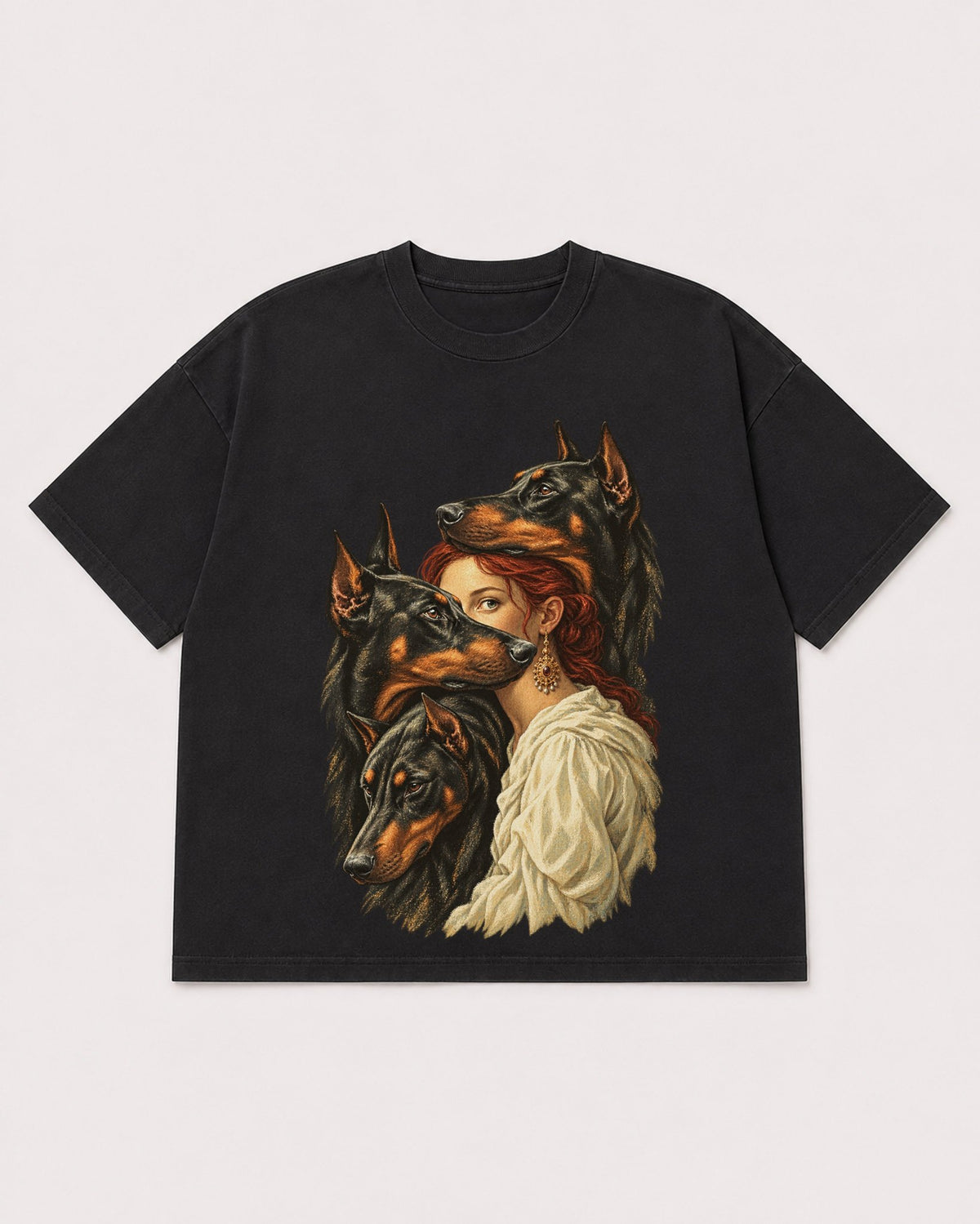 Mockup Boxy Heavyweight Tee Black product
