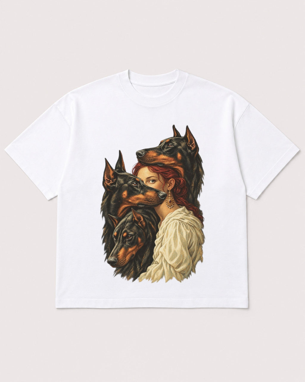 Mockup Boxy Heavyweight Tee White product