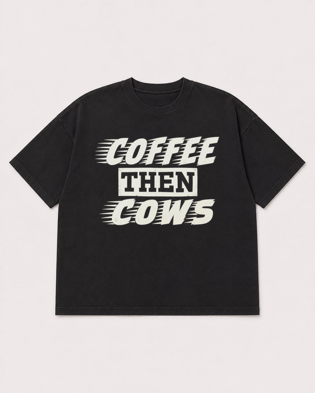 Mockup Boxy Heavyweight Tee Black product