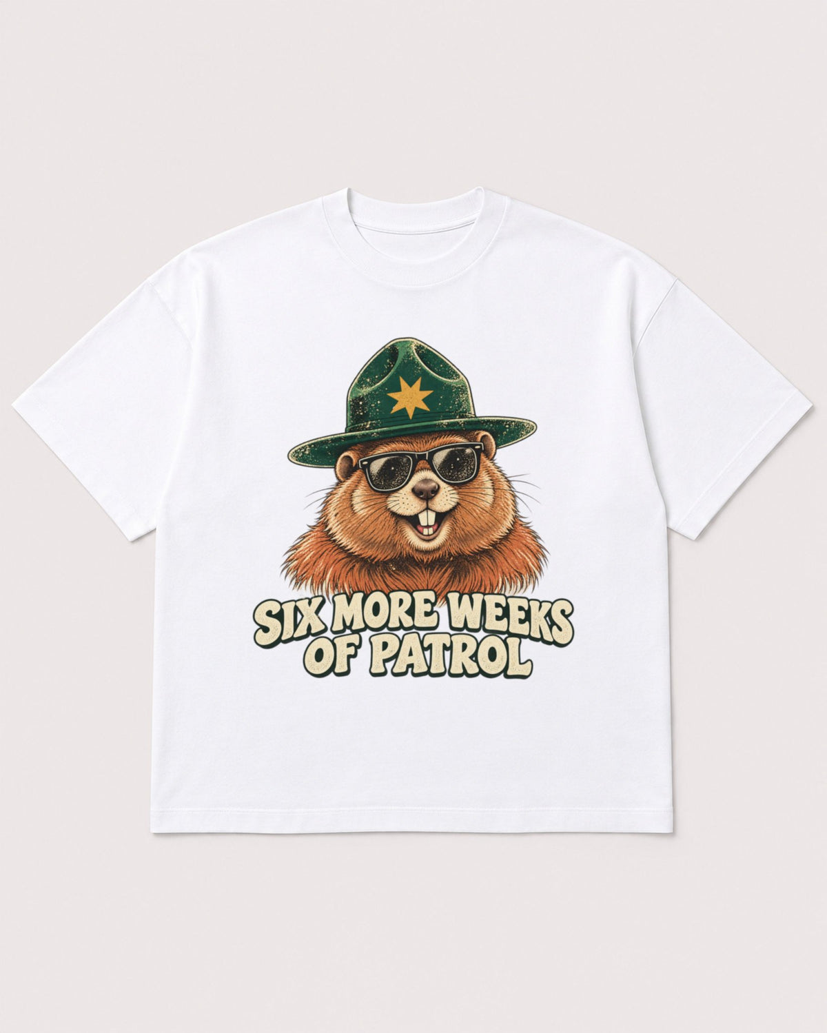 Mockup Boxy Heavyweight Tee White product