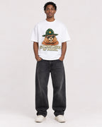 Mockup Boxy Heavyweight Tee White male full-body 05