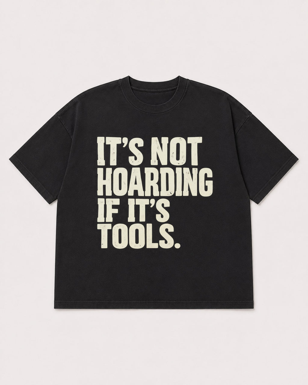 Mockup Boxy Heavyweight Tee Black product