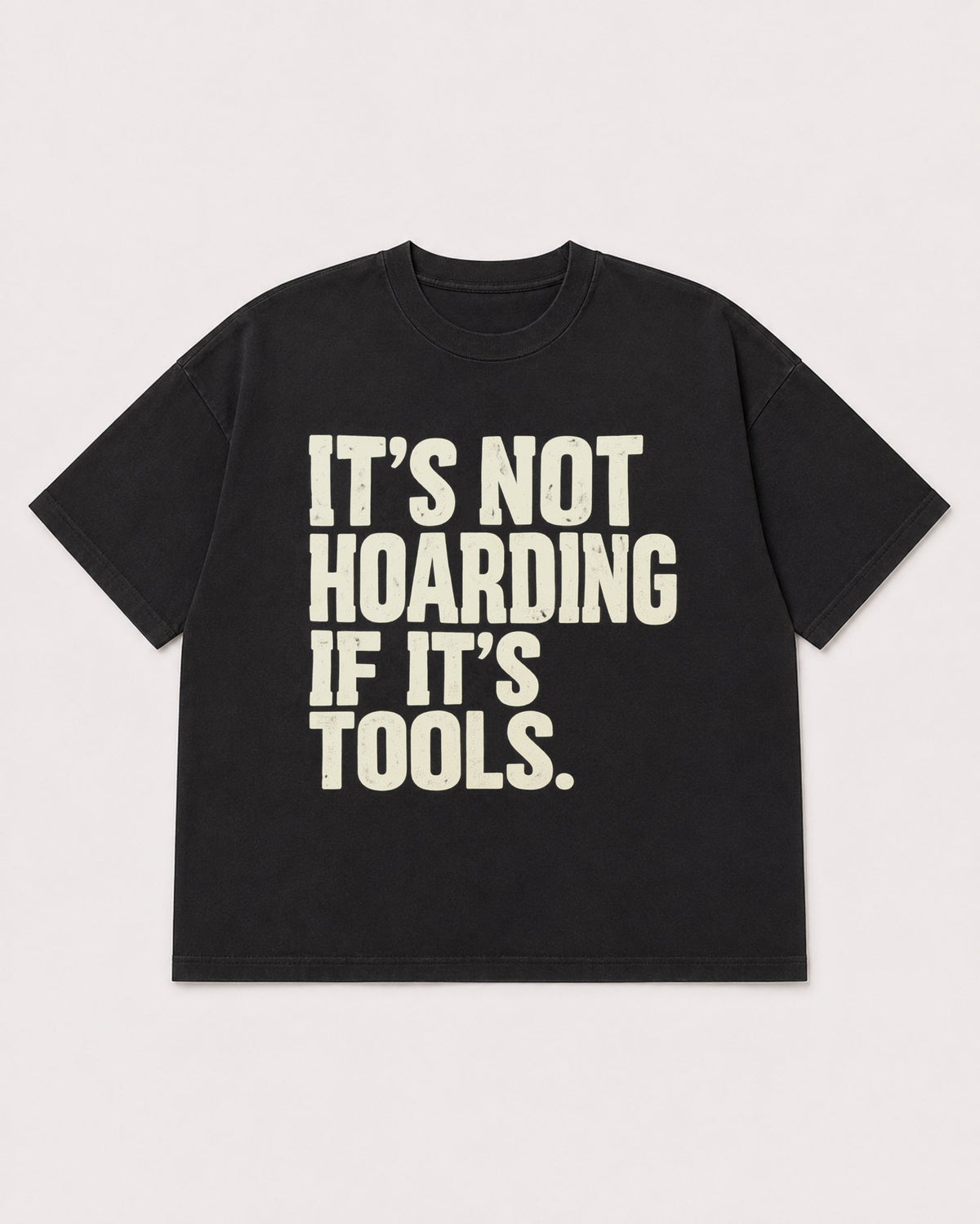 Mockup Boxy Heavyweight Tee Black product