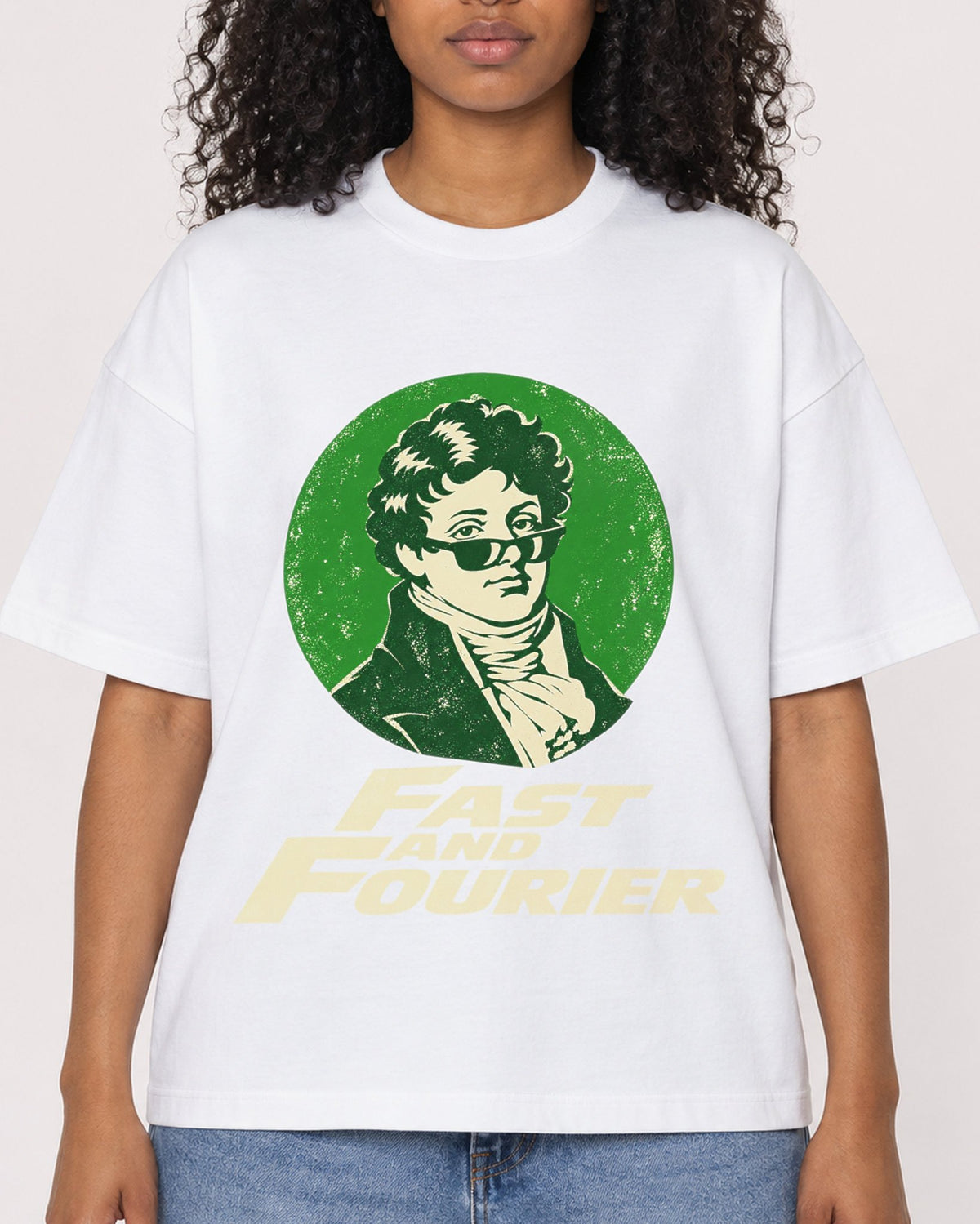 Mockup Boxy Heavyweight Tee White female close-up 05