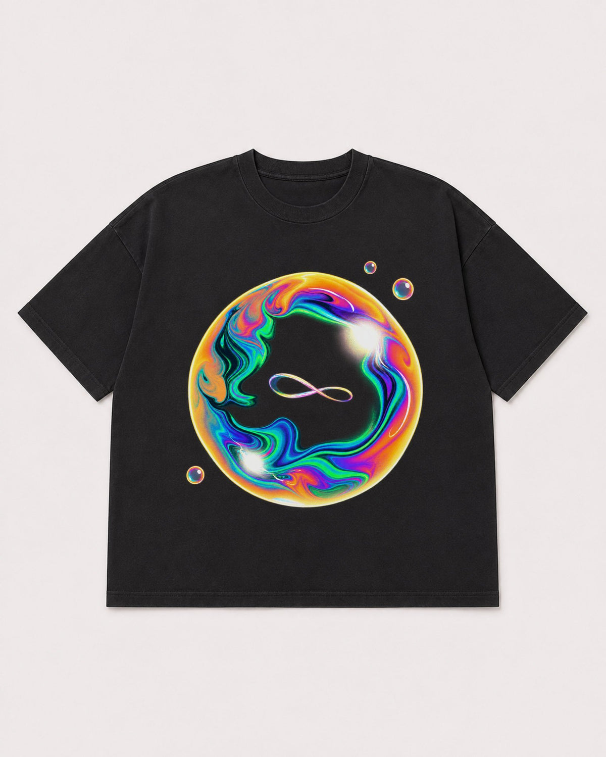 Mockup Boxy Heavyweight Tee Black product