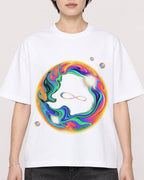 Mockup Boxy Heavyweight Tee White female close-up 23