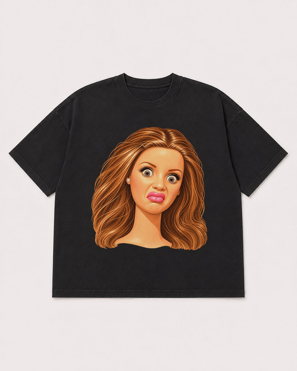 Mockup Boxy Heavyweight Tee Black product