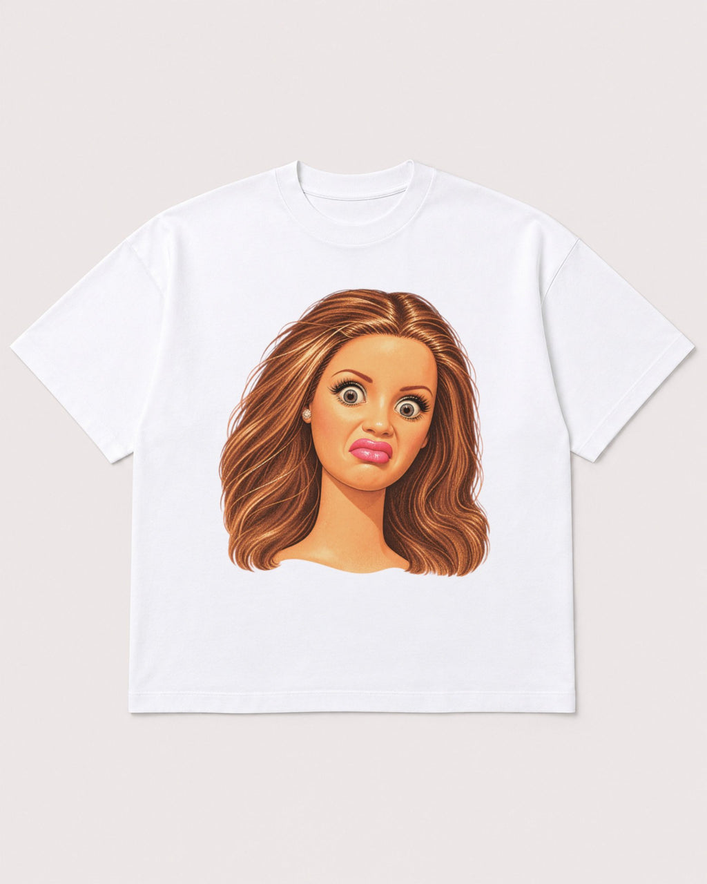Mockup Boxy Heavyweight Tee White product