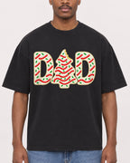Mockup Boxy Heavyweight Tee Black male close-up 14