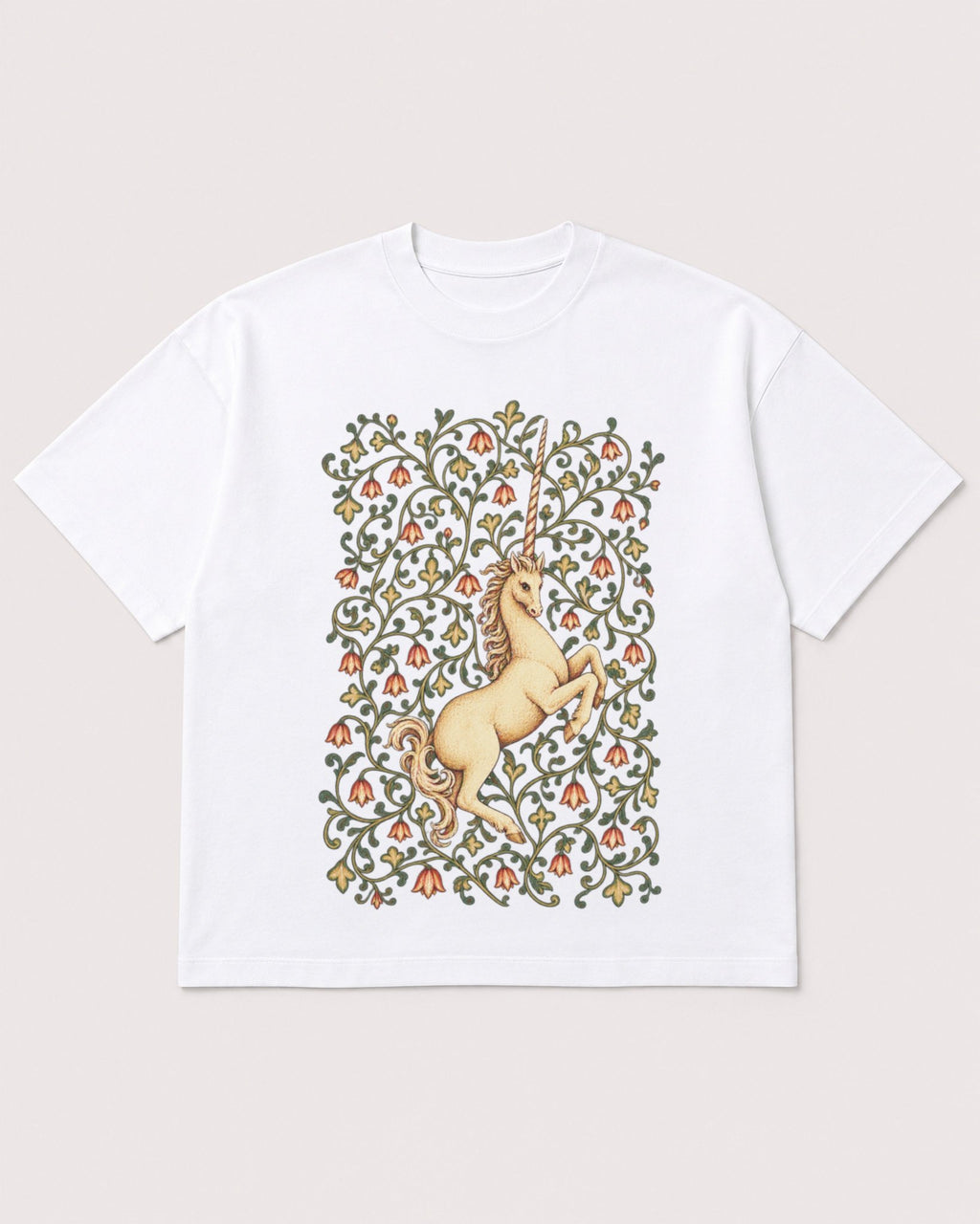 Mockup Boxy Heavyweight Tee White product