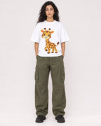 Mockup Boxy Heavyweight Tee White female full-body 07