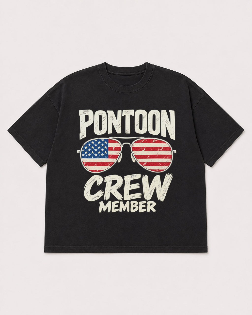Mockup Boxy Heavyweight Tee Black product